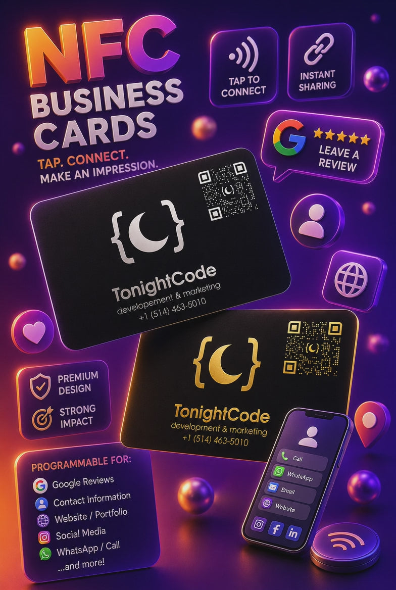 Design, Production & Programming | NFC Business Card